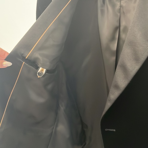 Boss Hutson Velvet Slim Fit Dinner Jacket - Picture 9 of 9